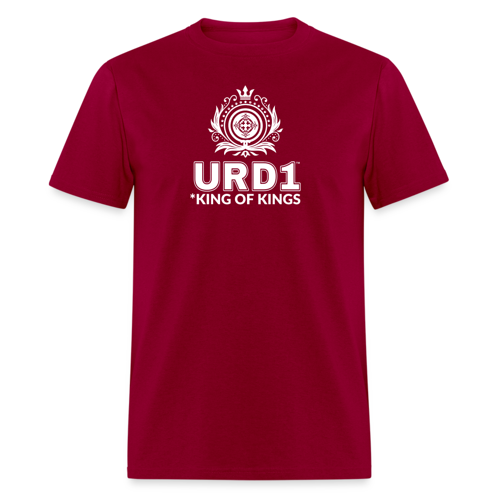 URD1 - Men Praise T-Shirt - King Of Kings - dark red