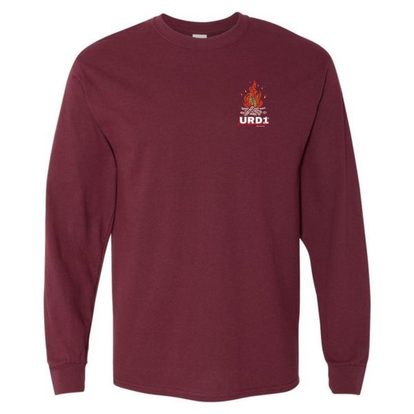 URD1 "FAITH FIRE" Long Sleeve T-Shirt
