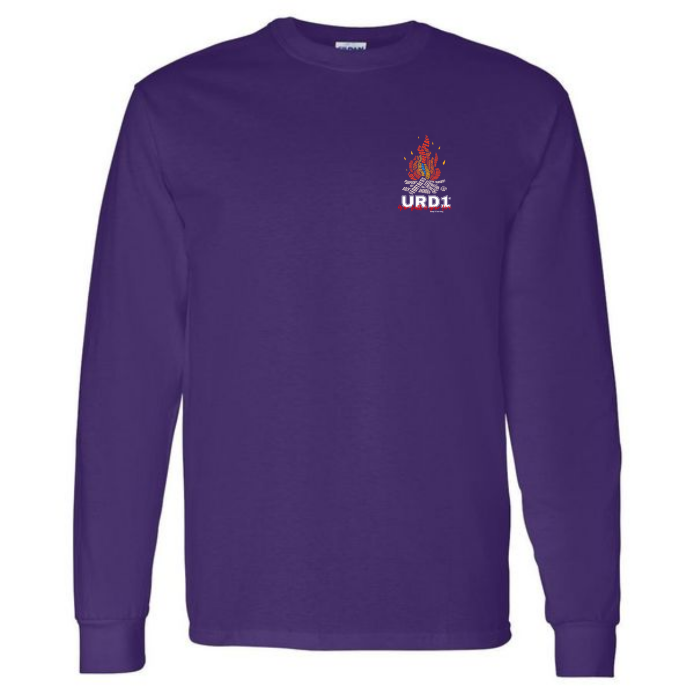 URD1 "FAITH FIRE" Long Sleeve T-Shirt