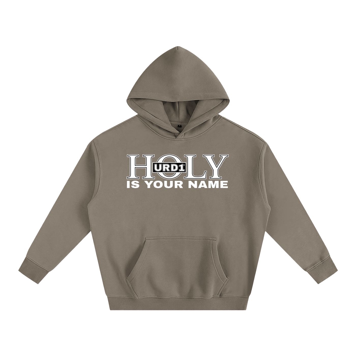 URD1-HOLY Is Your Name - Oversize Fleeced Hoodie