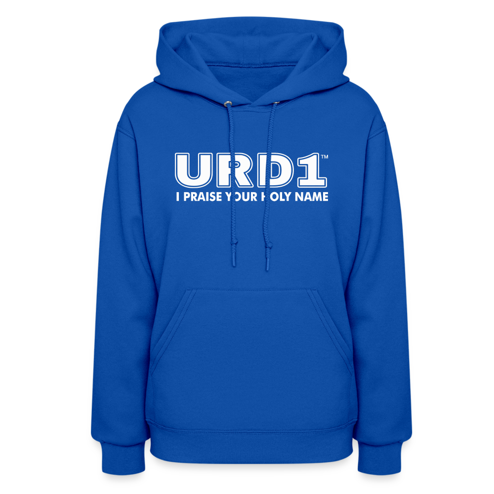 URD1- I Praise Your Holy Name - Women Impact Hoodie - royal blue