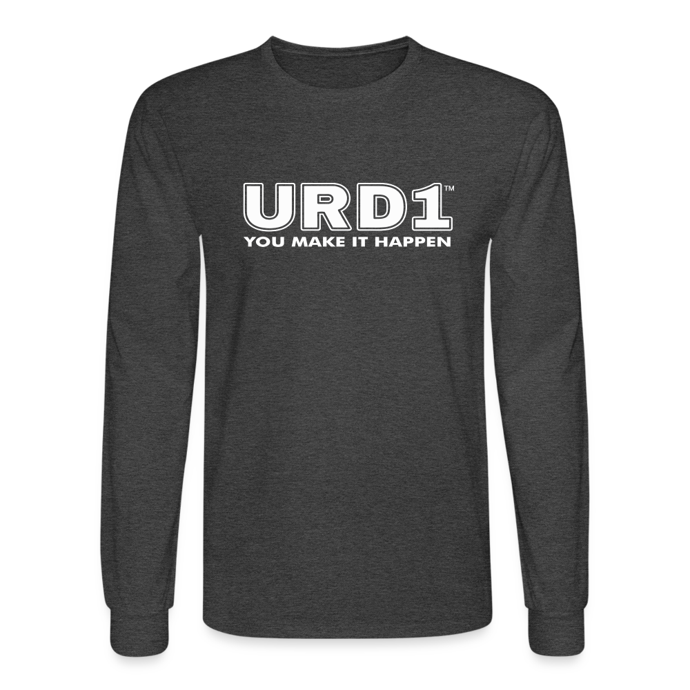 URD1 - Men Long Sleeve IMPACT T-Shirt - MIH - heather black
