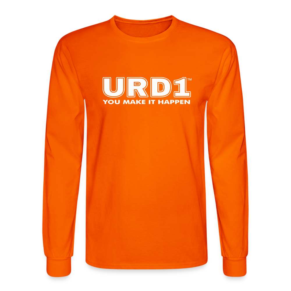 URD1 - Men Long Sleeve IMPACT T-Shirt - MIH - orange