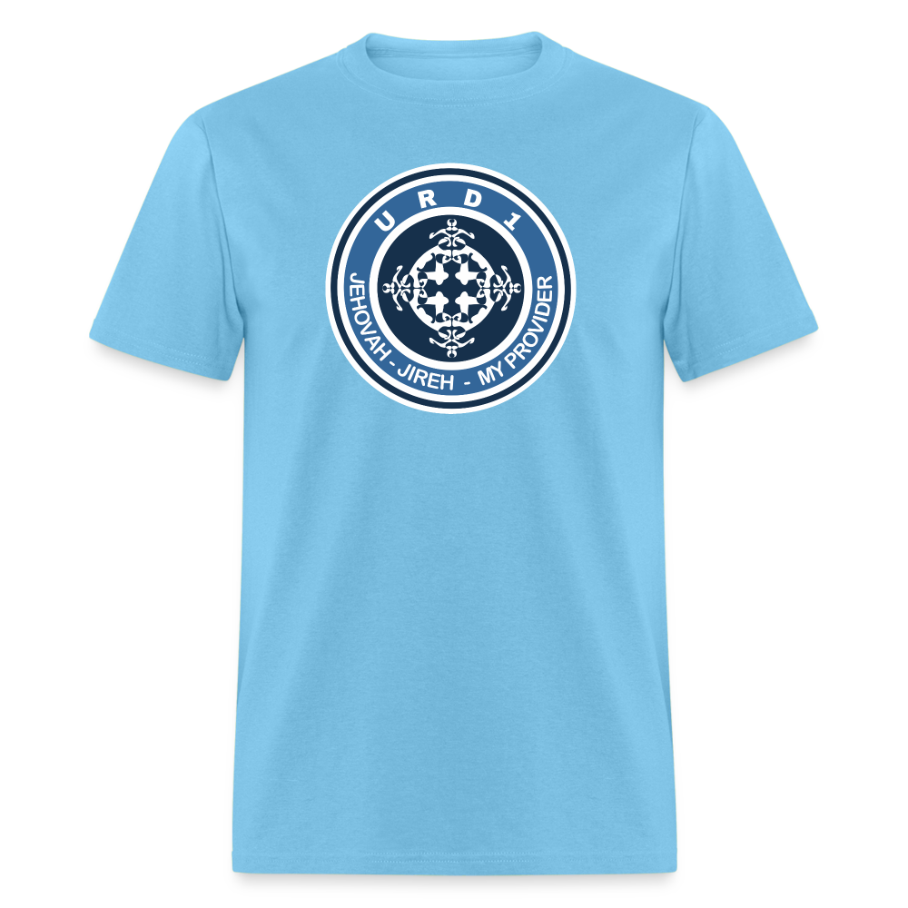 URD1 - Women Praise T-Shirt - Jehovah Jireh - aquatic blue