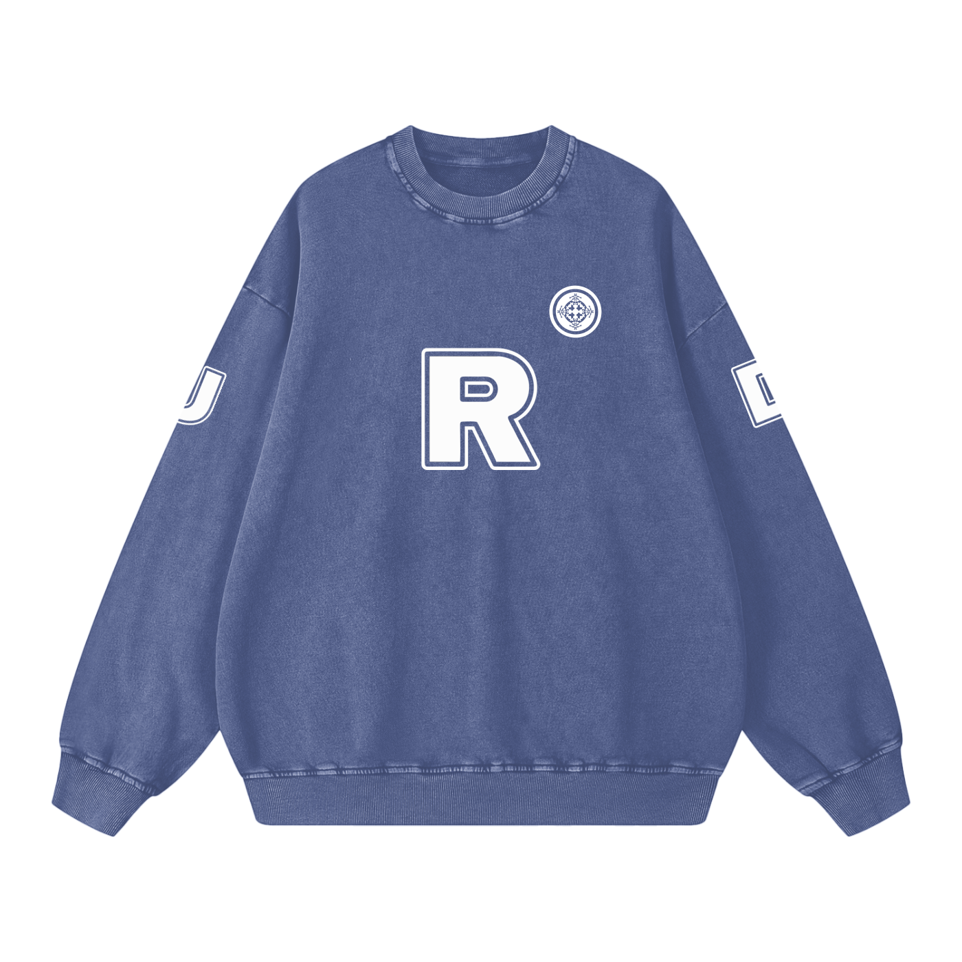 URD1 Minimalist Snow Washed Oversized Sweatshirt