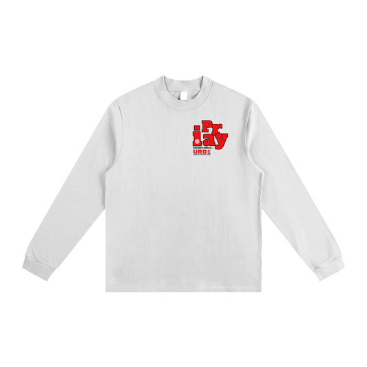 Essential Non-Shrink Mock Neck Sweatshirt