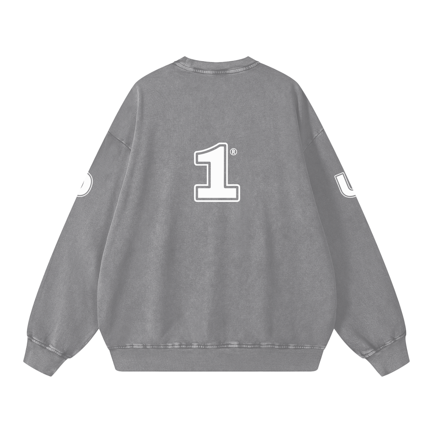 URD1 Minimalist Snow Washed Oversized Sweatshirt