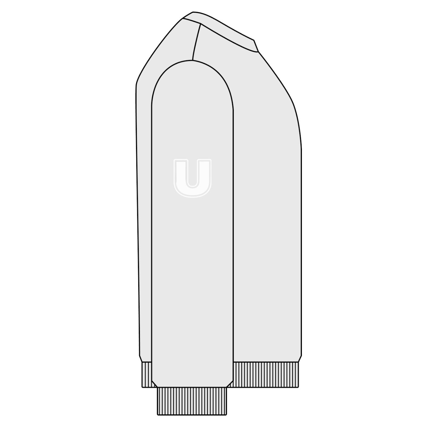 URD1 Minimalist Snow Washed Oversized Sweatshirt