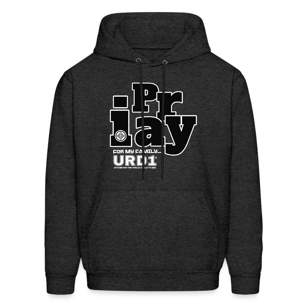 URD1 - I Pray - Street Praise Hoodie - charcoal grey