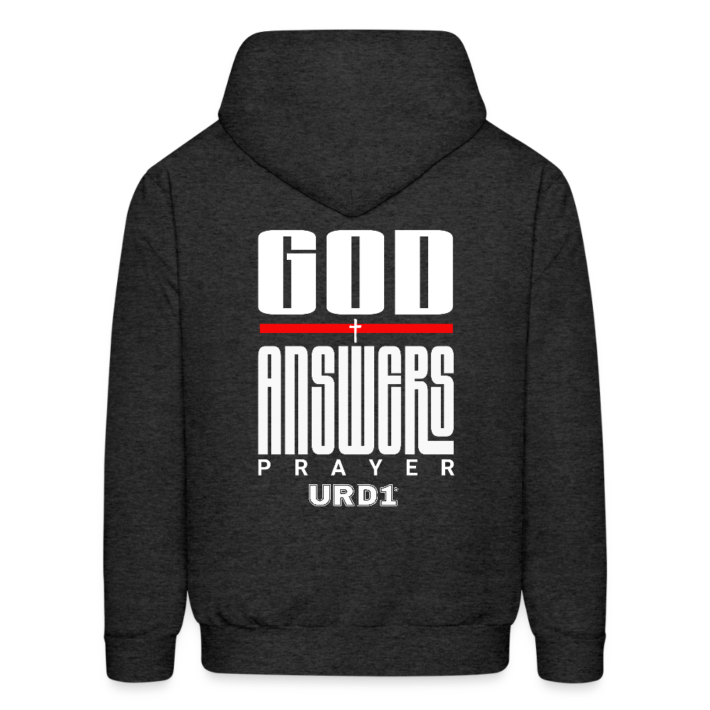 URD1 - I Pray - Street Praise Hoodie - charcoal grey