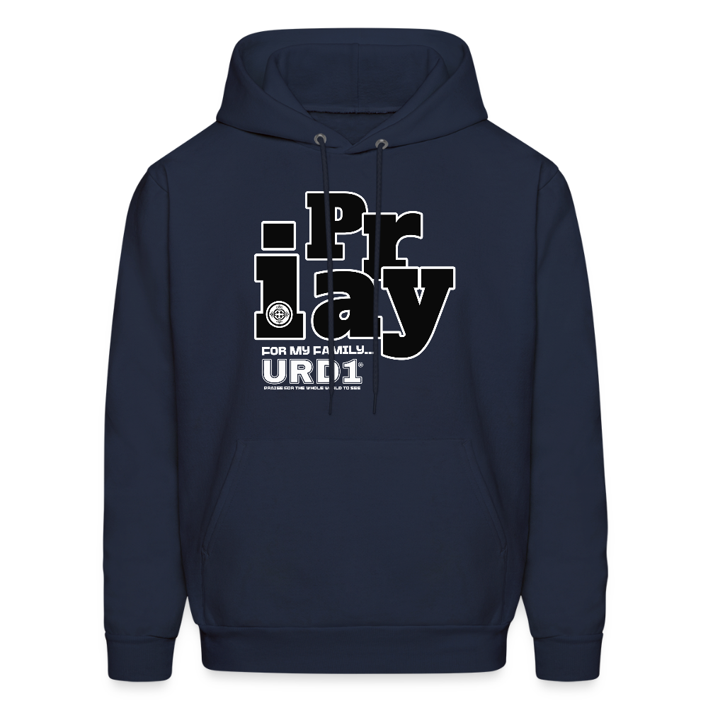 URD1 - I Pray - Street Praise Hoodie - navy
