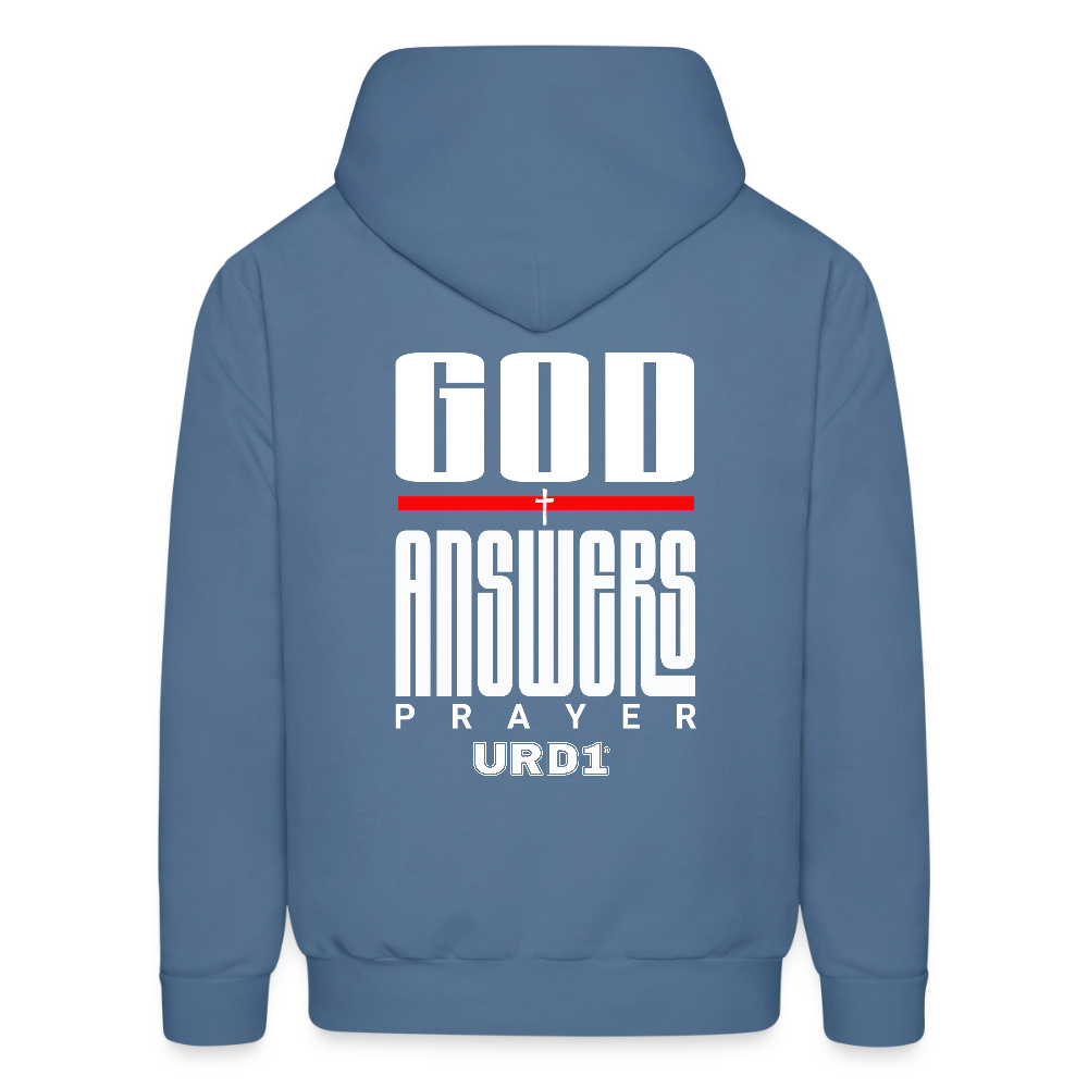 URD1 - I Pray - Street Praise Hoodie - denim blue