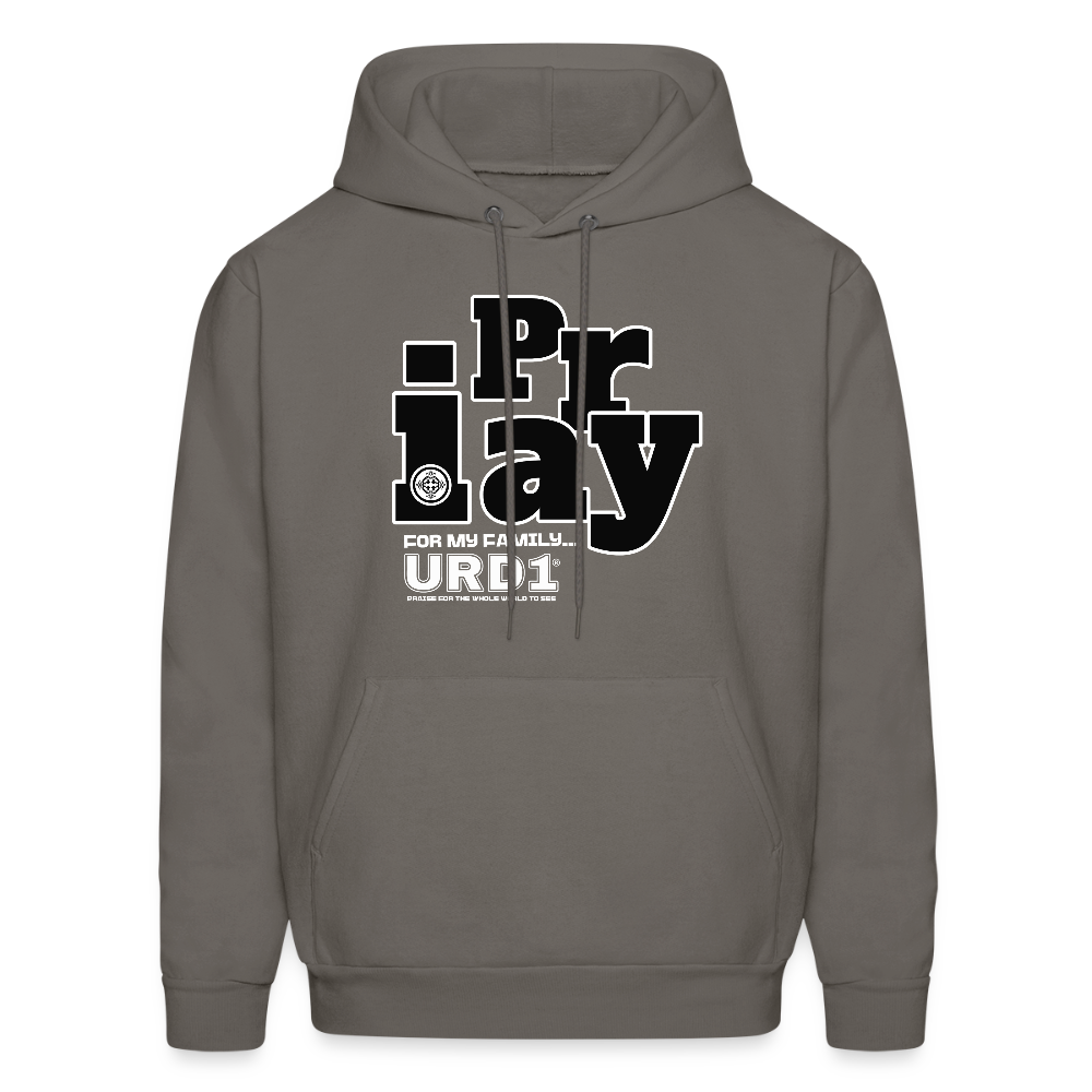 URD1 - I Pray - Street Praise Hoodie - asphalt gray