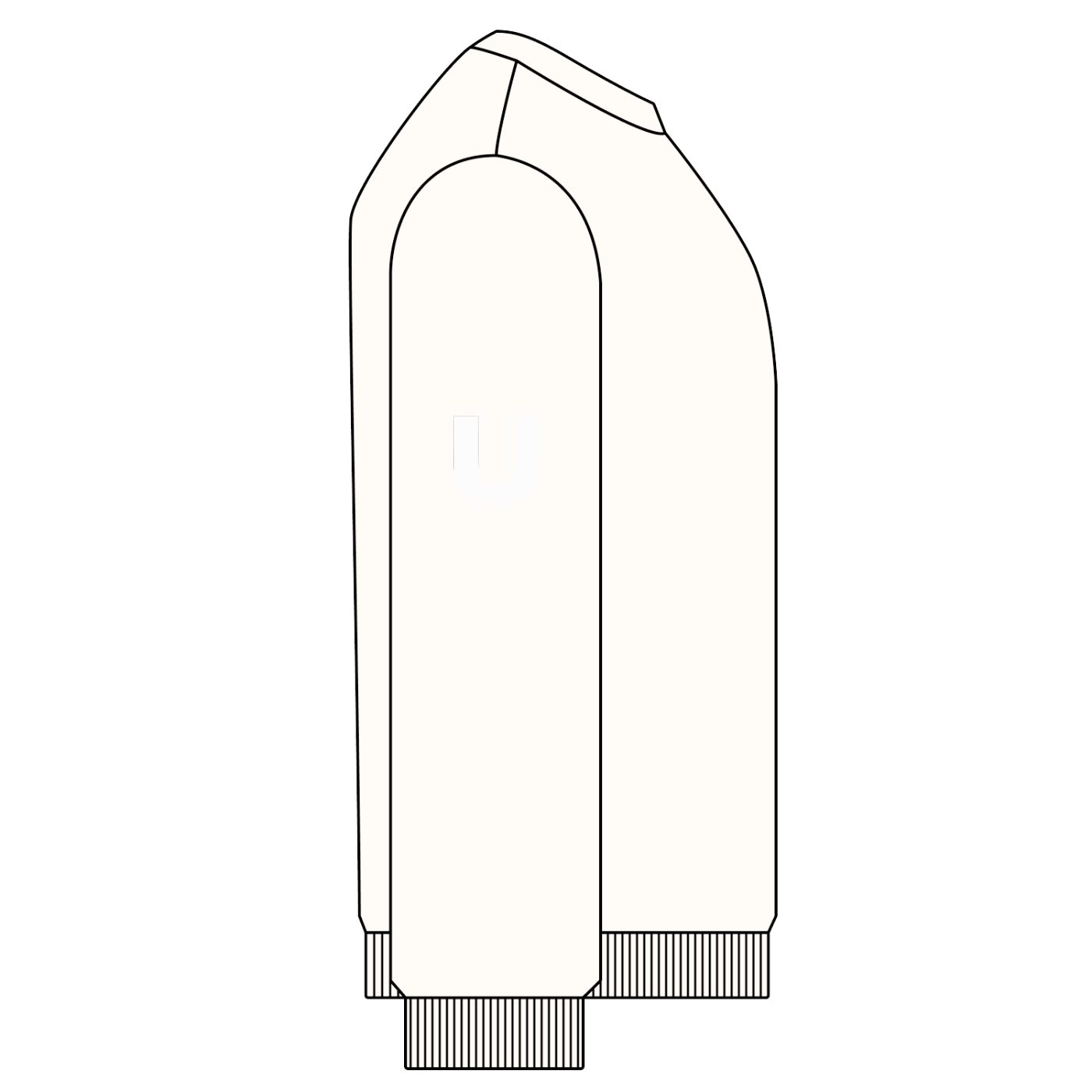 URD1 Minimalist Snow Washed Oversized Sweatshirt