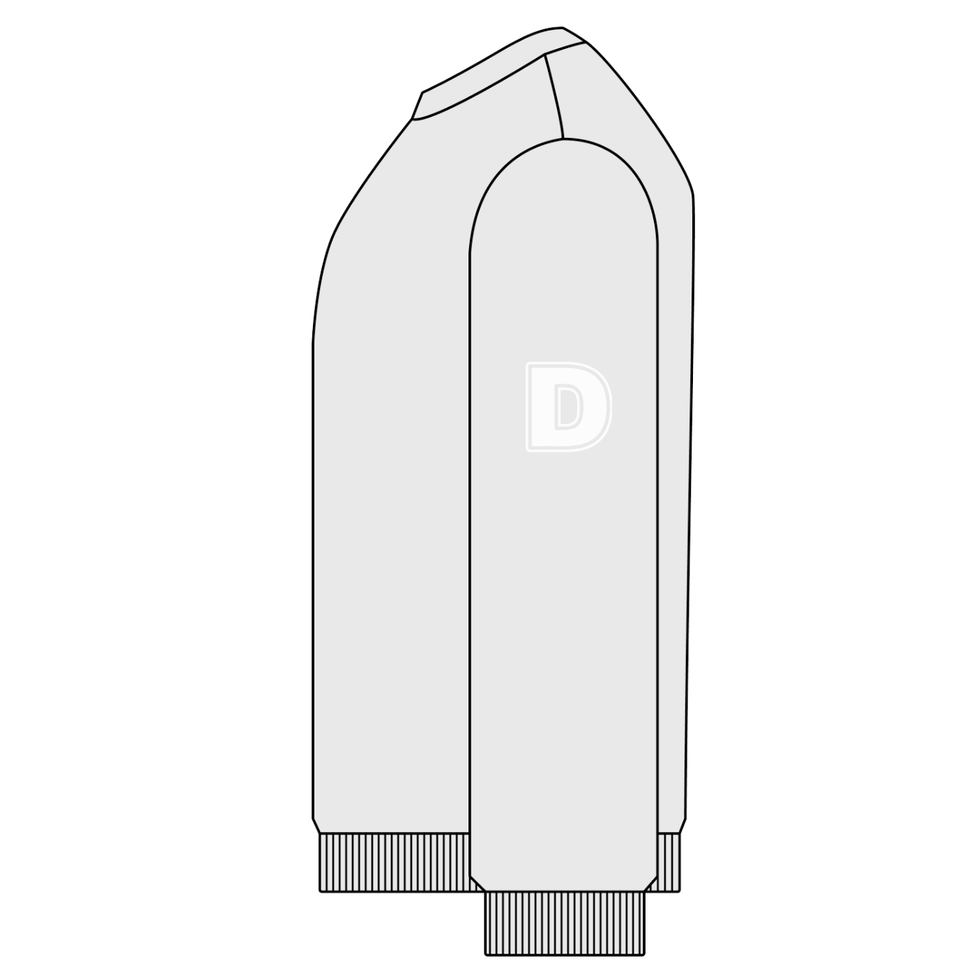 URD1 Minimalist Snow Washed Oversized Sweatshirt