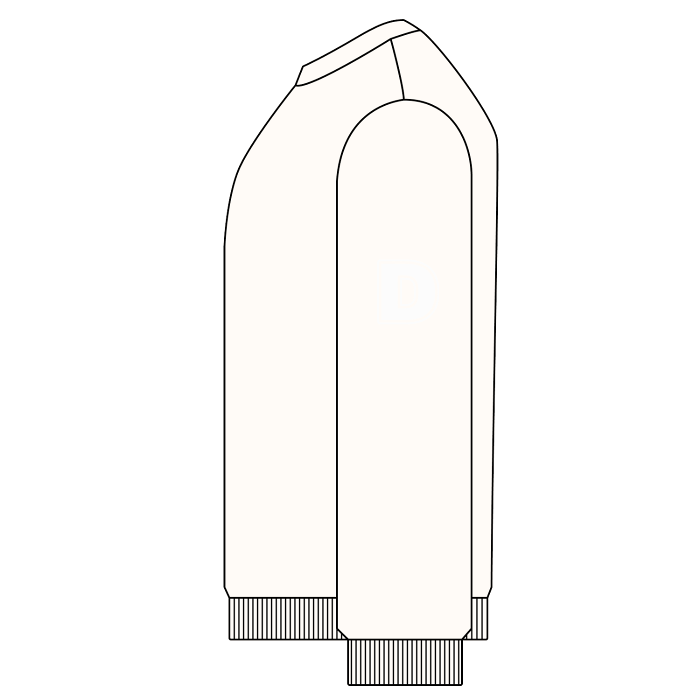 URD1 Minimalist Snow Washed Oversized Sweatshirt