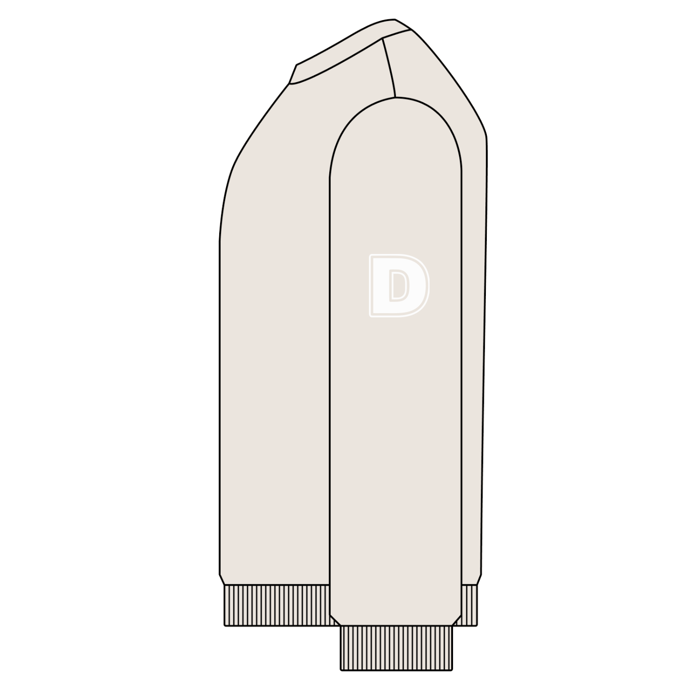 URD1 Minimalist Snow Washed Oversized Sweatshirt