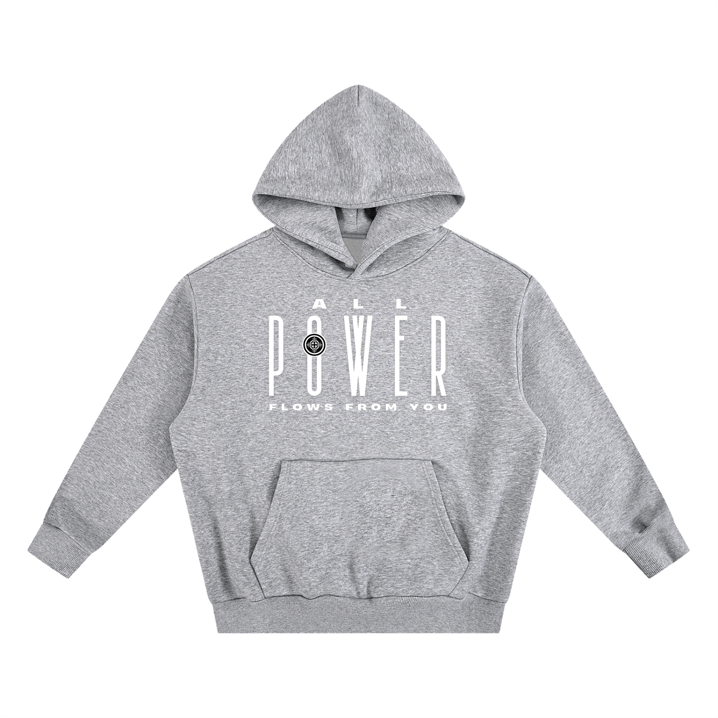 URD1 - Street-Praise Hoodie -ALL POWER - Essential Heavyweight Boxy Fleece
