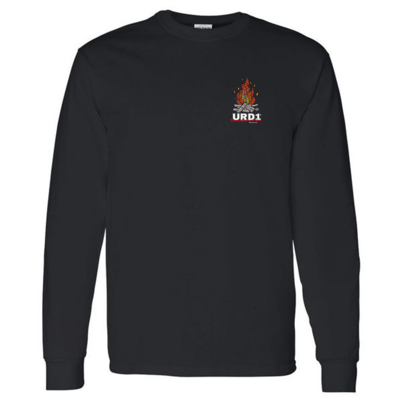 URD1 "FAITH FIRE" Long Sleeve T-Shirt