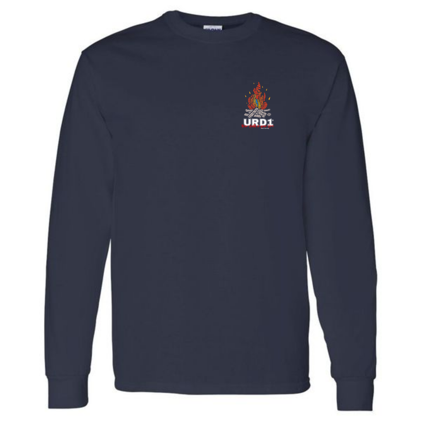 URD1 "FAITH FIRE" Long Sleeve T-Shirt