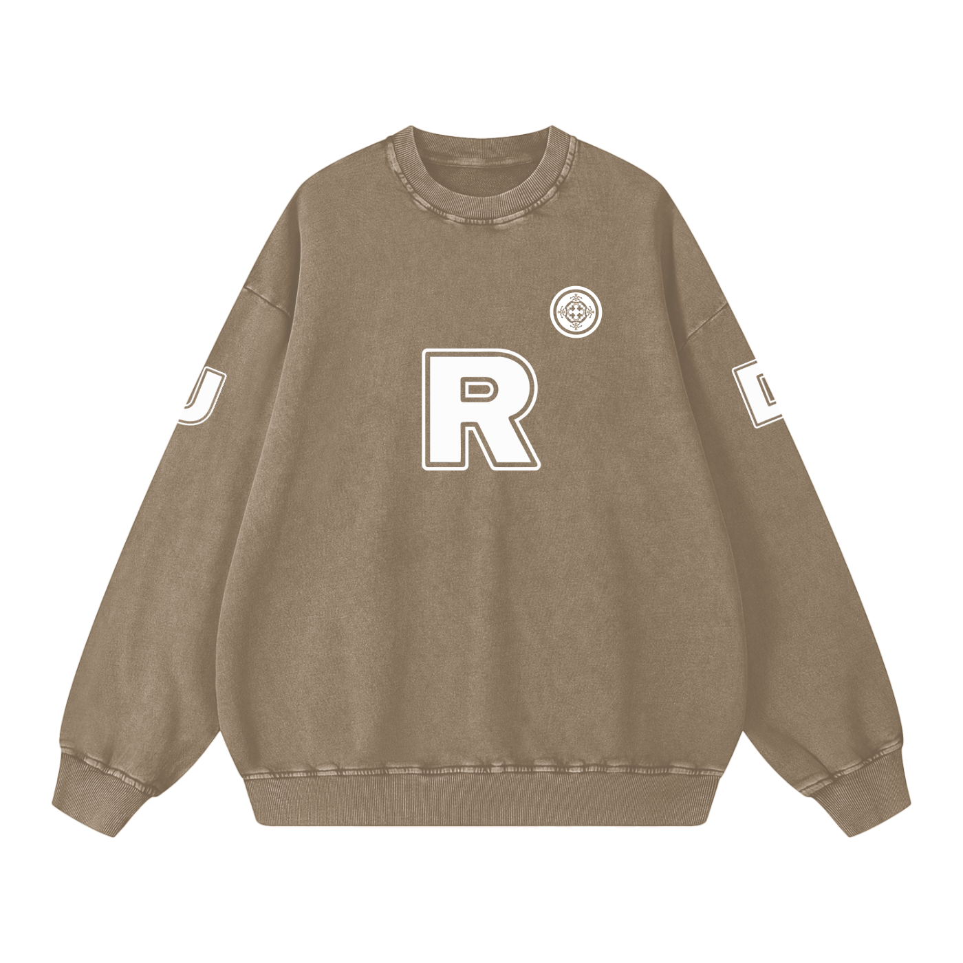 URD1 Minimalist Snow Washed Oversized Sweatshirt