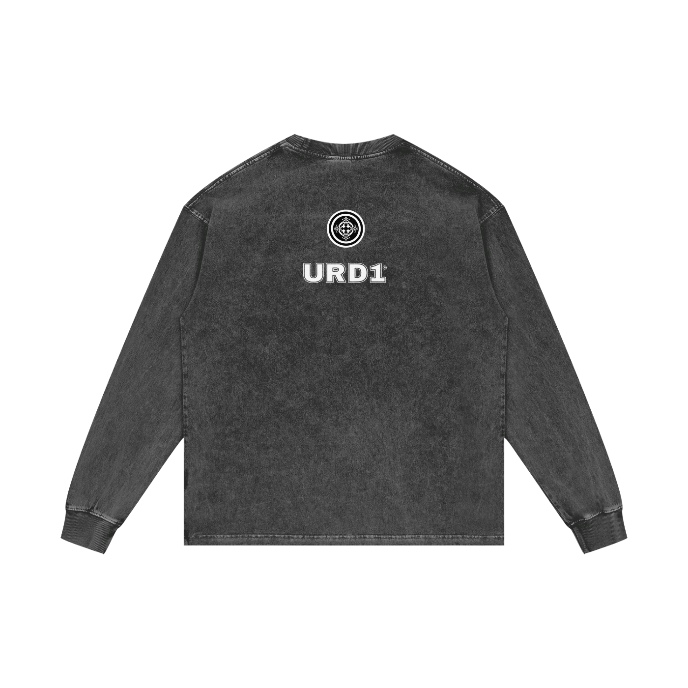 URD1 - Street-Praise T-Shirt -ALL GLORY - Acid Wash Oversize Long Sleeve T-Shirt