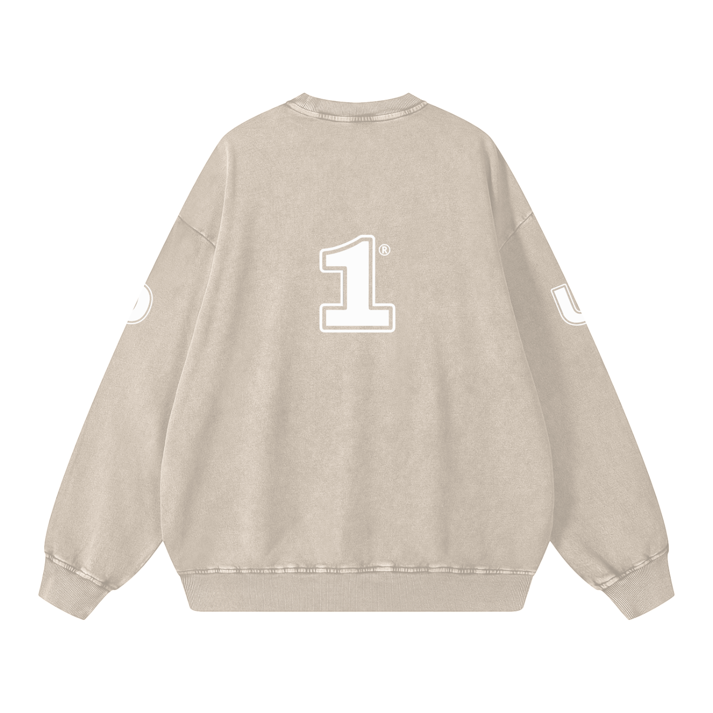 URD1 Minimalist Snow Washed Oversized Sweatshirt