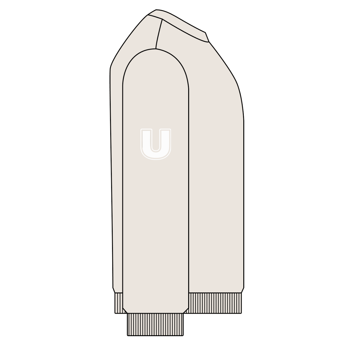 URD1 Minimalist Snow Washed Oversized Sweatshirt