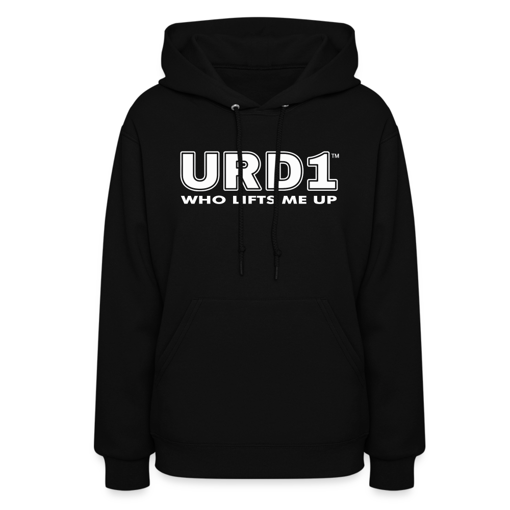 URD1- Who Lifts Me Up - Women Impact Hoodie - black