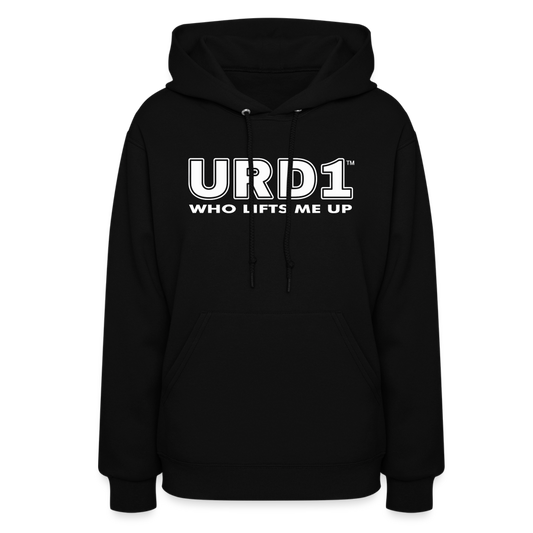 URD1- Who Lifts Me Up - Women Impact Hoodie - black