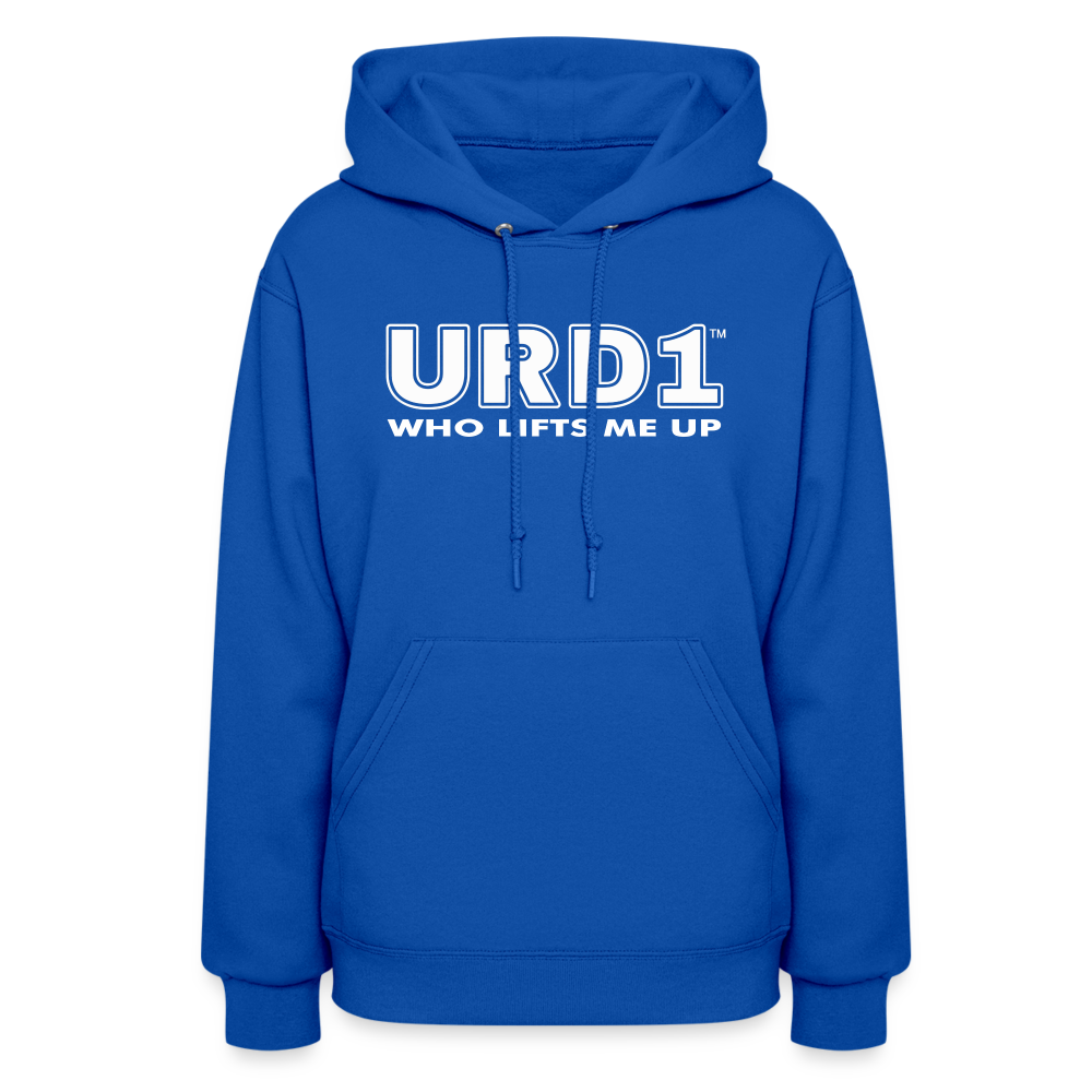URD1- Who Lifts Me Up - Women Impact Hoodie - royal blue