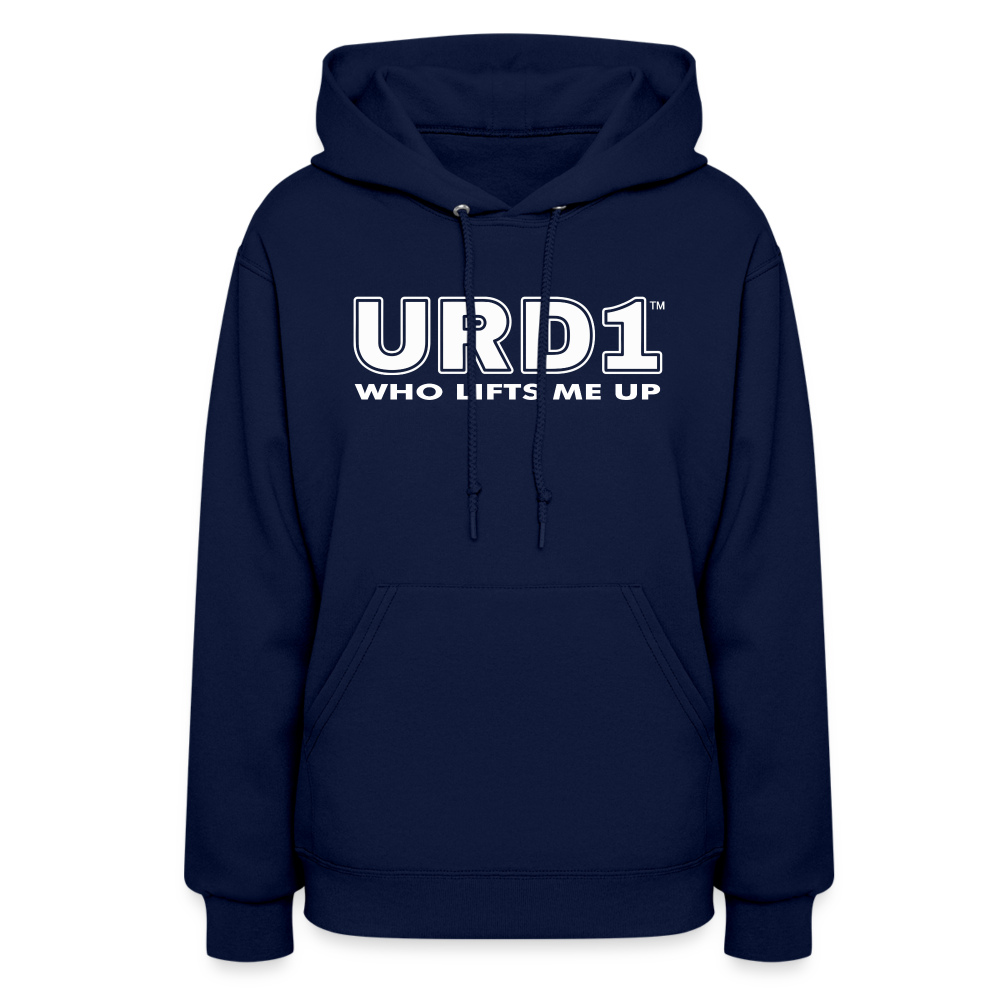 URD1- Who Lifts Me Up - Women Impact Hoodie - navy