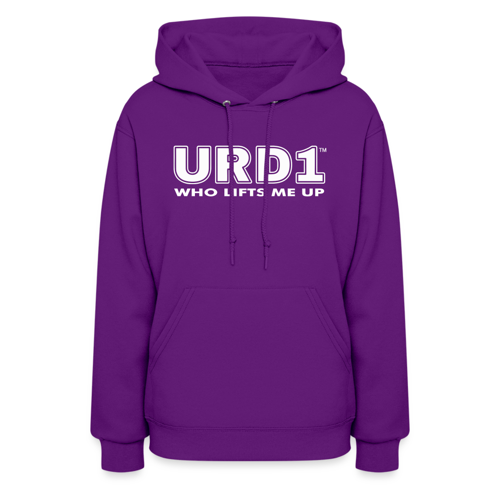 URD1- Who Lifts Me Up - Women Impact Hoodie - purple