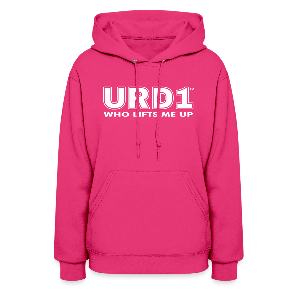 URD1- Who Lifts Me Up - Women Impact Hoodie - fuchsia