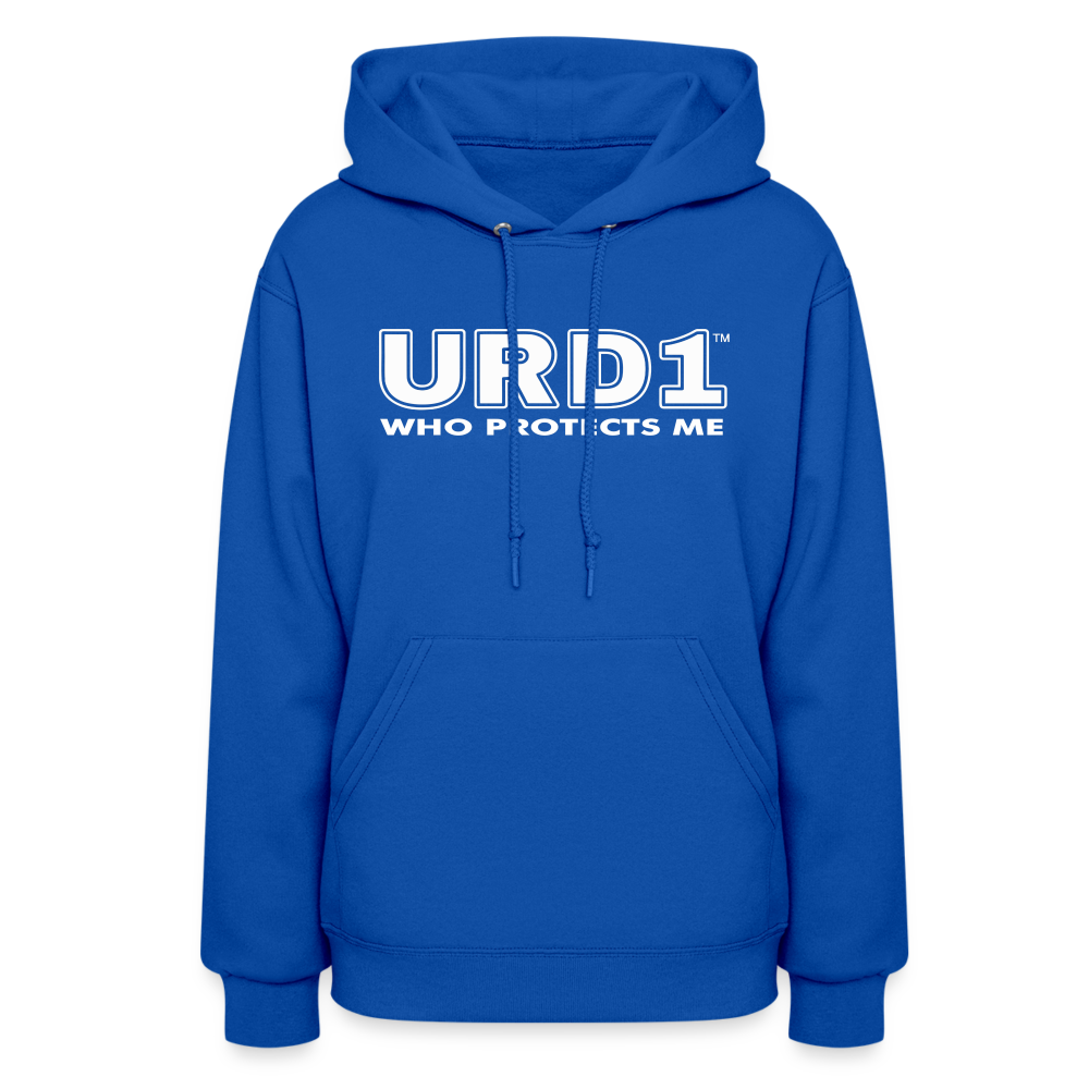 URD1- Who Protects Me - Women Impact Hoodie - royal blue