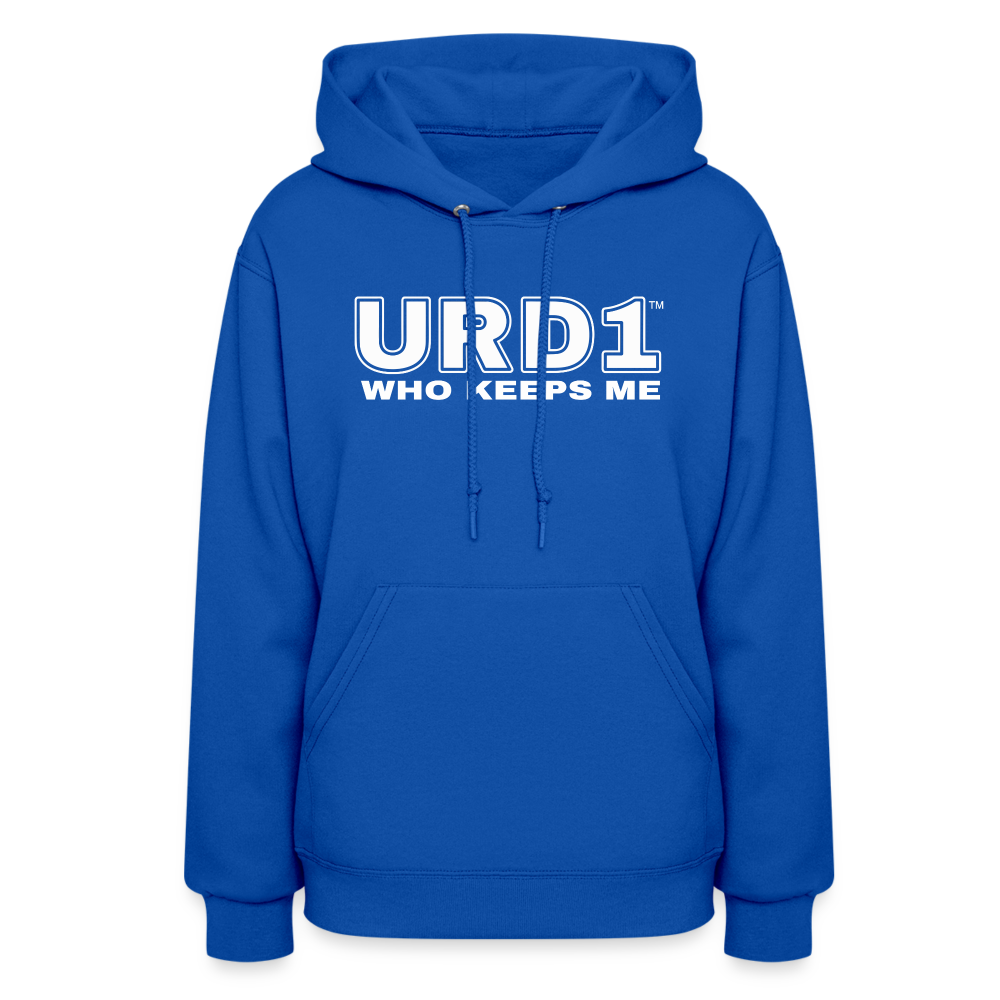 URD1- Who Keeps Me - Women Impact Hoodie - royal blue