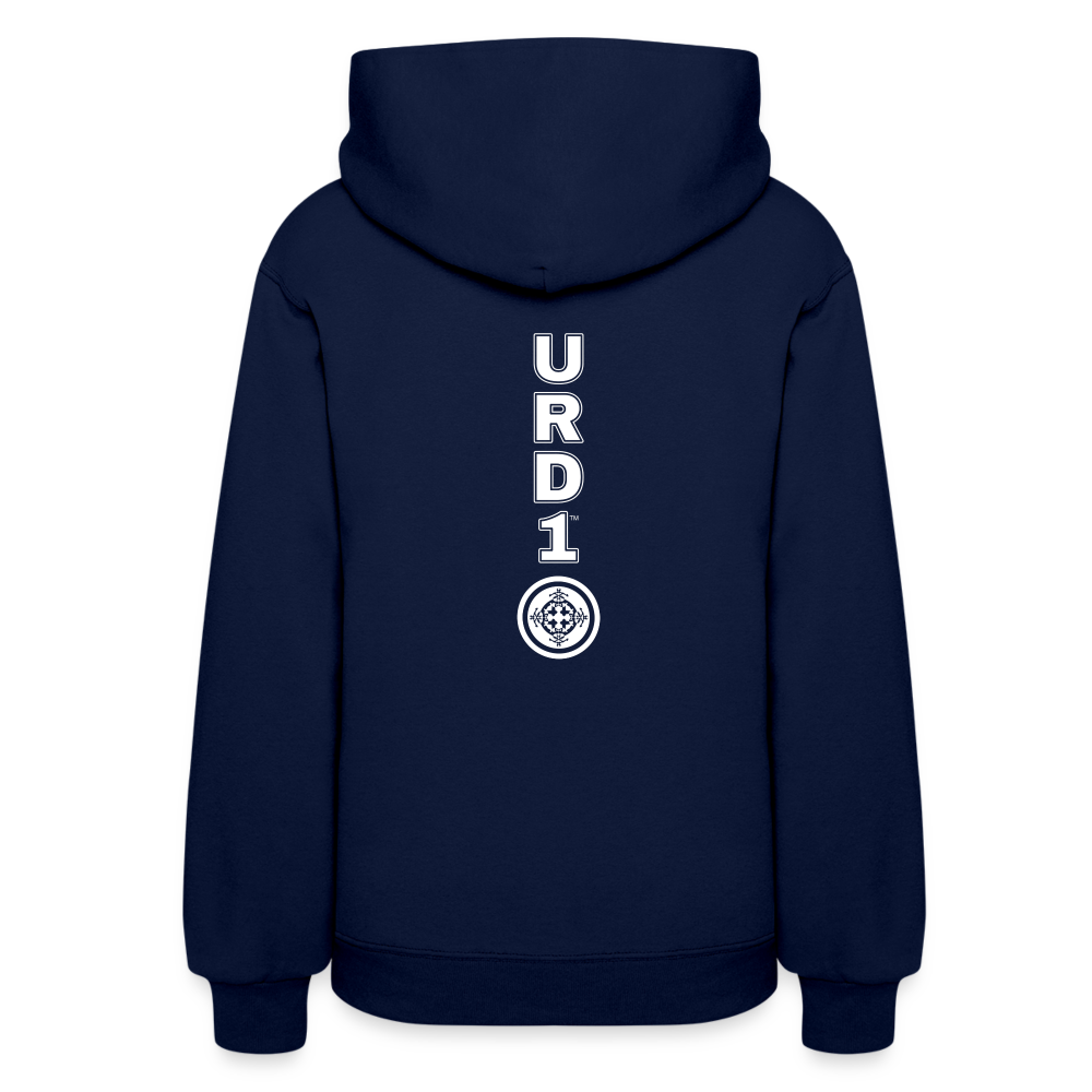 URD1- Jehovah Rapha - Women Impact Hoodie - navy