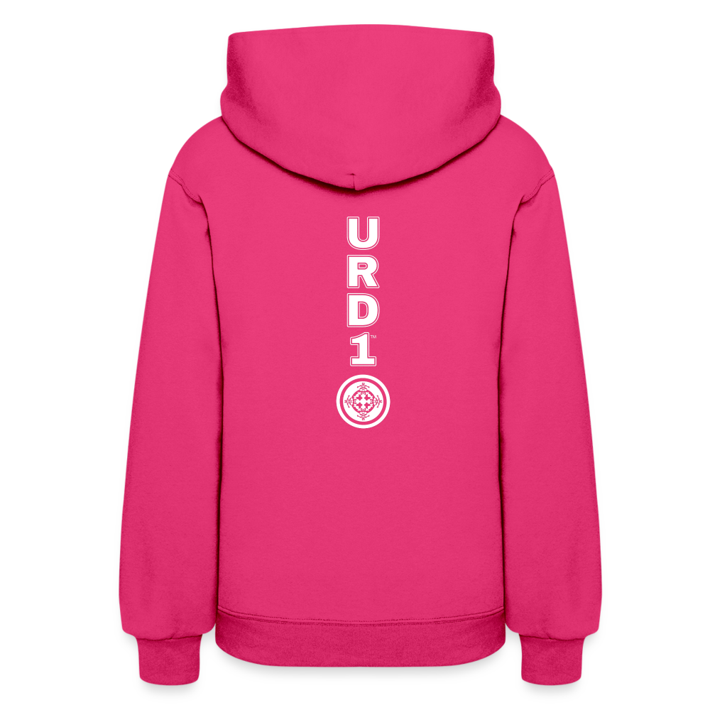 URD1- Jehovah Rapha - Women Impact Hoodie - fuchsia