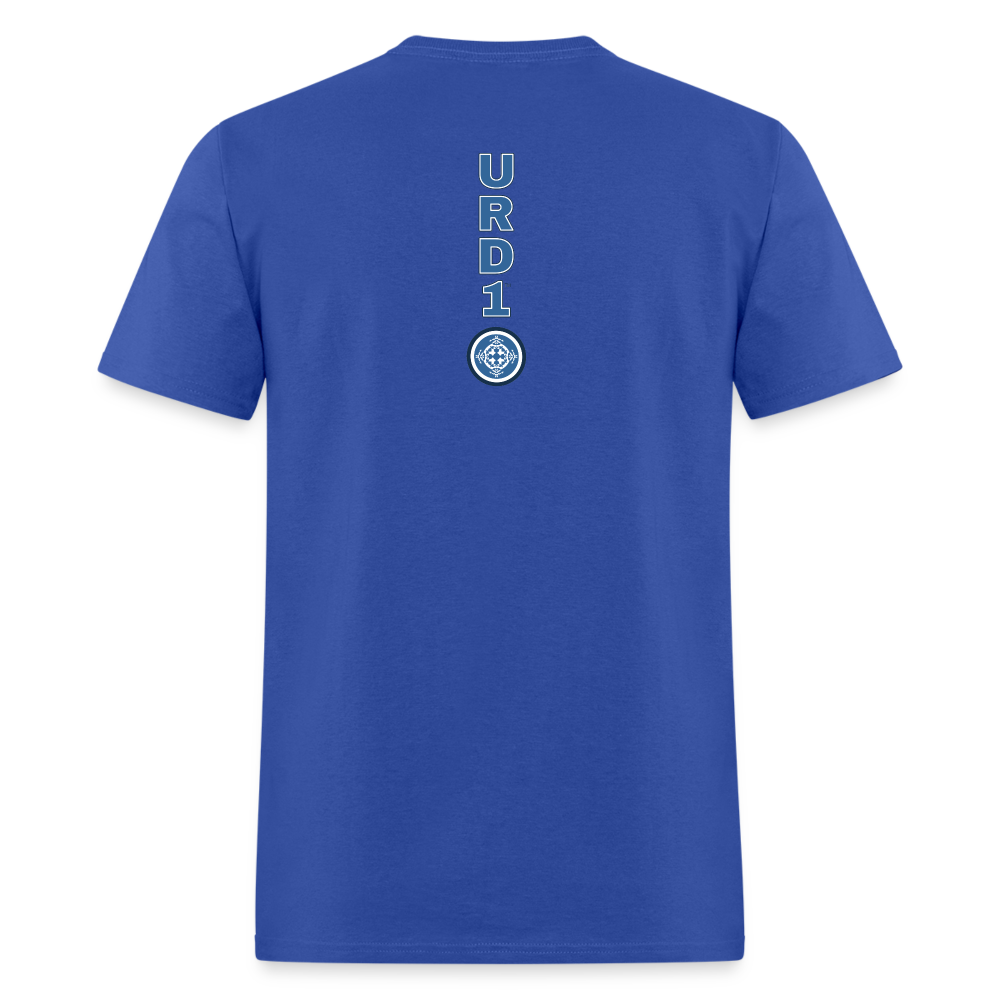URD1 - Men Praise T-Shirt - Jehovah Shalom - royal blue