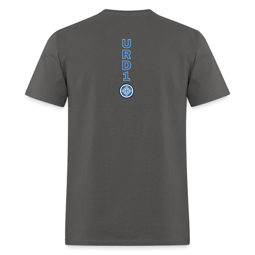 URD1 - Men Praise T-Shirt - Jehovah Shalom - charcoal