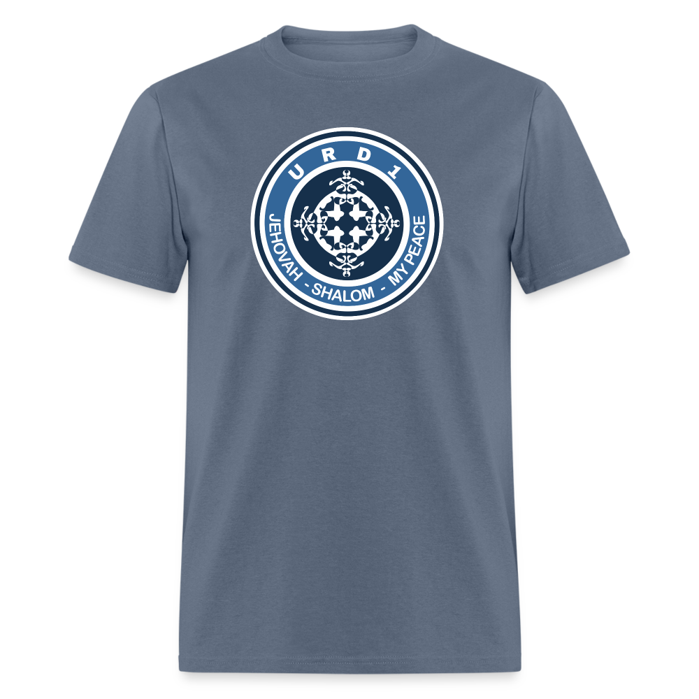 URD1 - Men Praise T-Shirt - Jehovah Shalom - denim