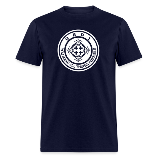 URD1 - Men Praise T-Shirt - All Things Possible - navy