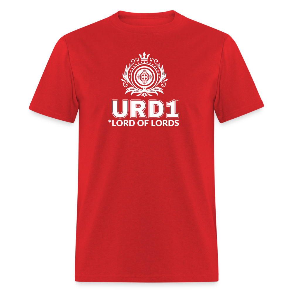 URD1 - Women Praise T-Shirt - Lord of Lords - red